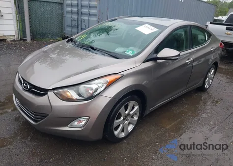 2011 Hyundai Elantra Limited from USA, damaged, VIN 5NPDH4AE1BH040945